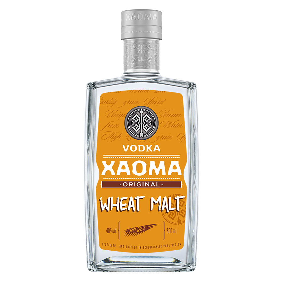 Горілка ХАОМА  WHEAT MALT 40% 0.5 л